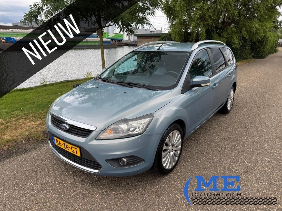 Ford Focus Wagon - 2.0 Titanium|Airco|Cruise|ruit verwarming, Auto's, Gebruikt, 4 cilinders, Blauw, Handgeschakeld