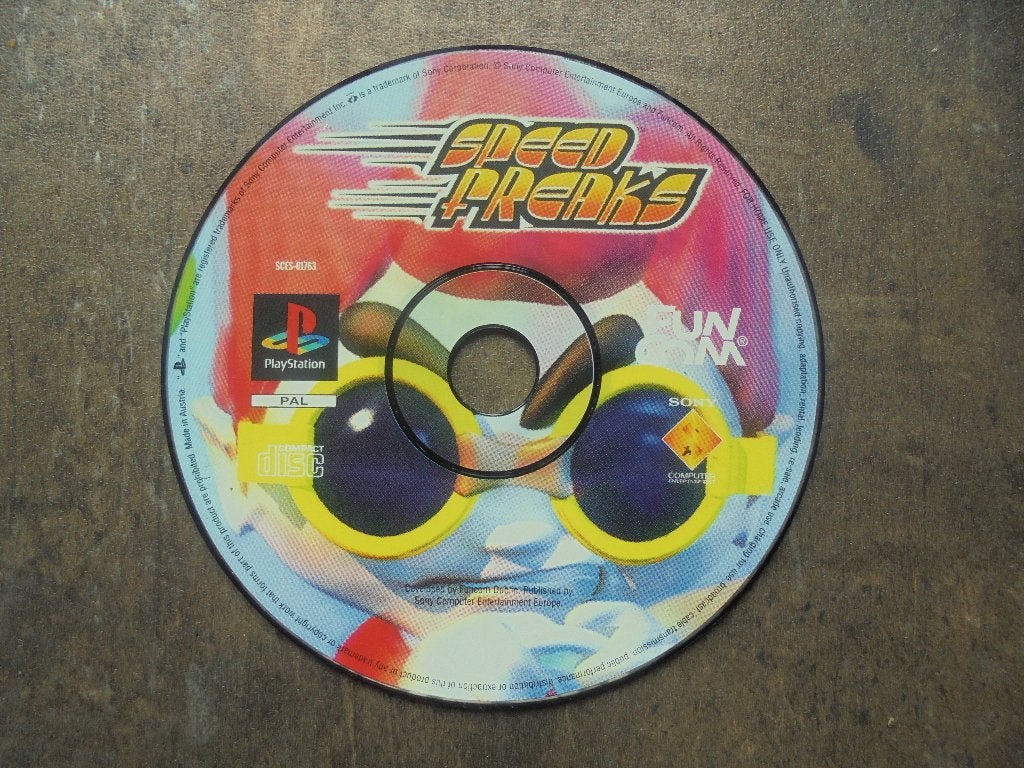 Speed Freaks voor PS1 (zie foto's), Gebruikt, 1 speler, Racen en Vliegen, Ophalen of Verzenden