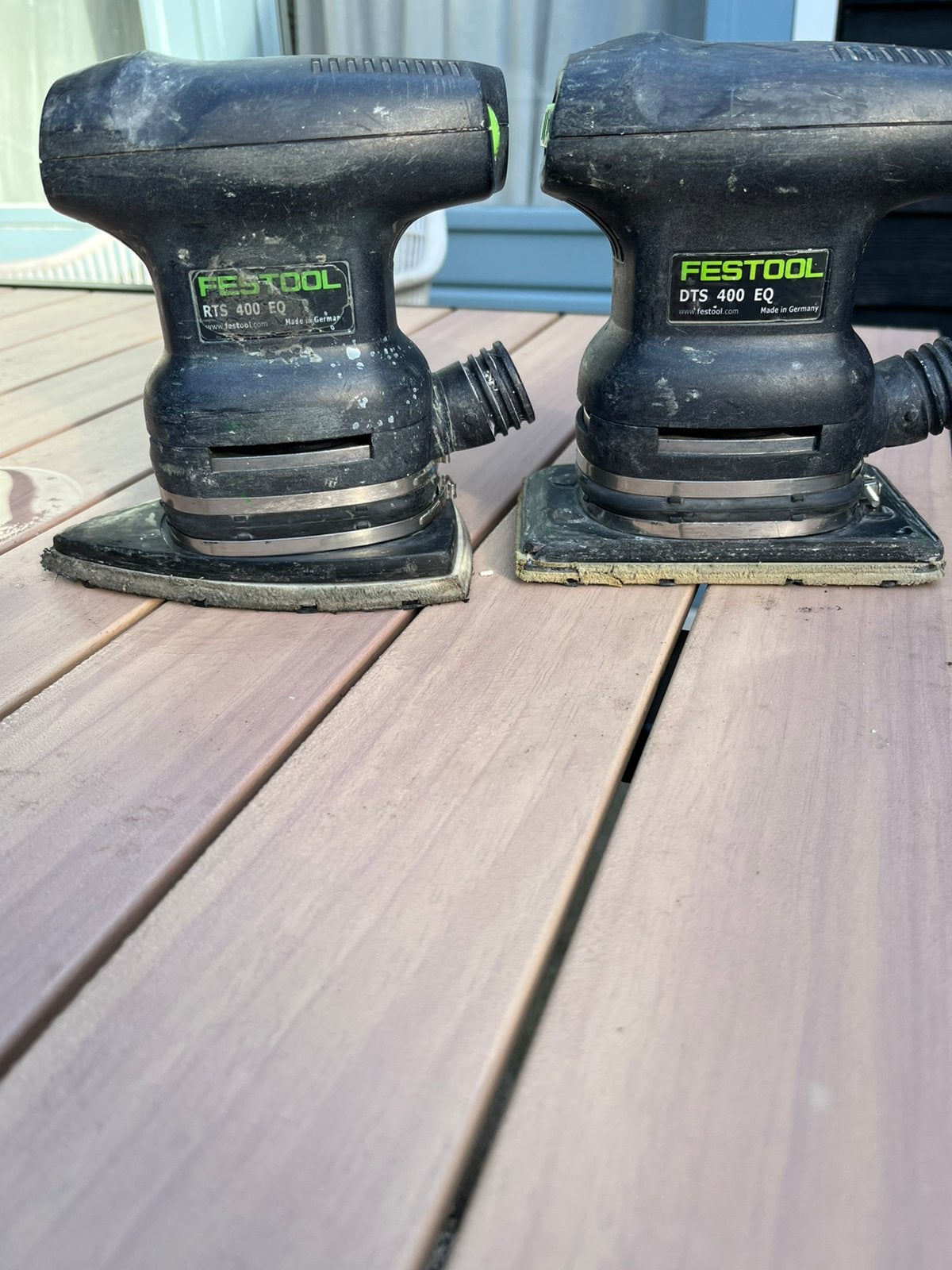 Festool RTS DTS 400 EQ 2x defect, Doe-het-zelf en Verbouw, Ophalen of Verzenden, Gebruikt, Minder dan 600 watt, Vlakschuurmachine