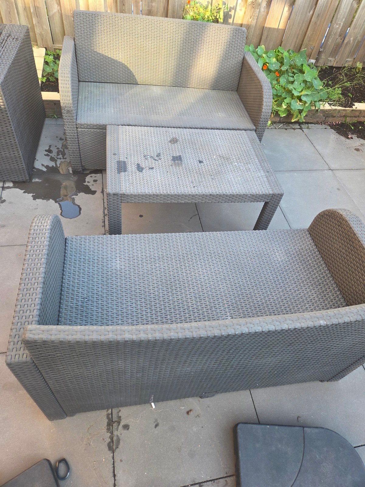 tuinset gratis, Tuin en Terras, Tuinsets en Loungesets, Ophalen, Gebruikt