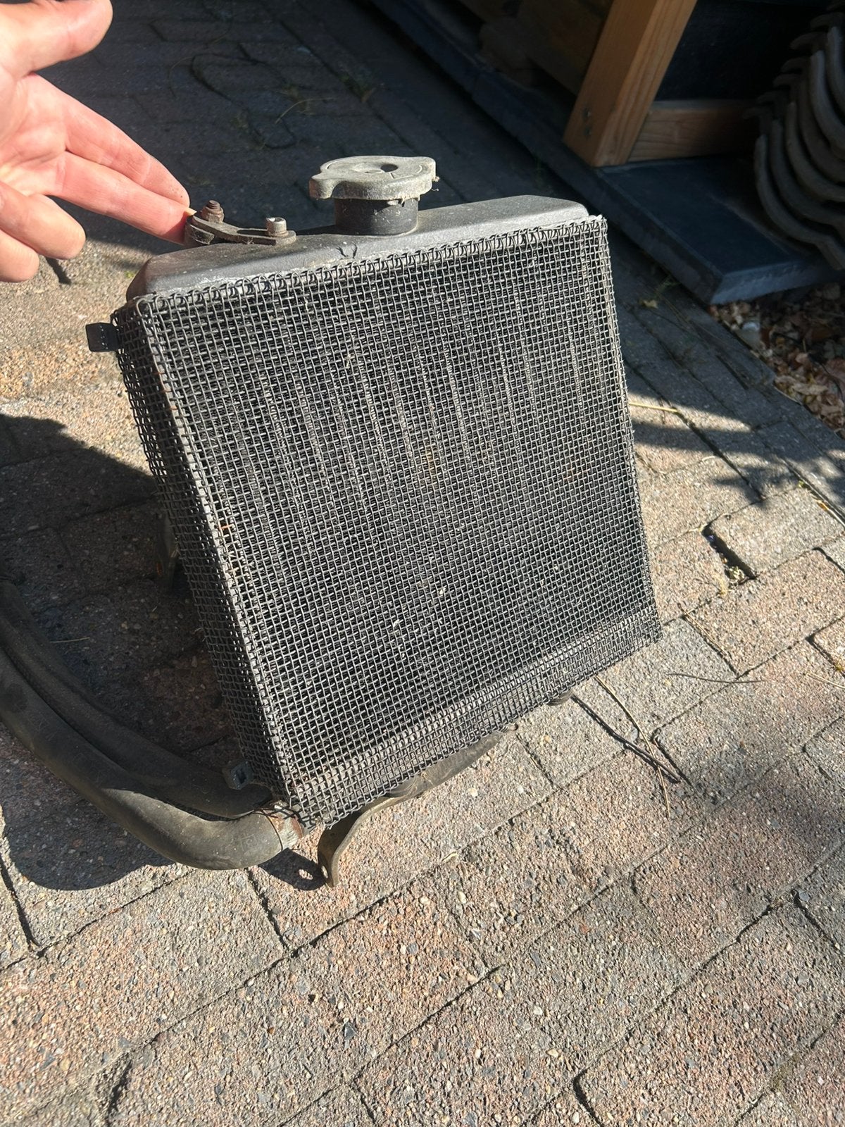 Radiateur MS kart Histokart 125cc compleet en netjes, Ophalen of Verzenden, Zo goed als nieuw, Kart