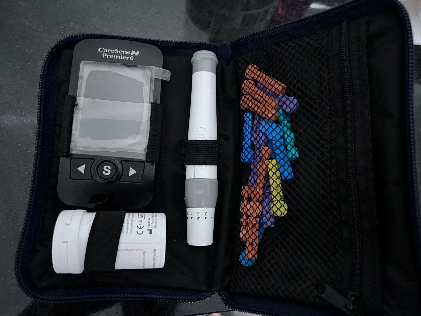 CareSens N Premier Bloedglucosemeter Set, Ophalen of Verzenden, Zo goed als nieuw, Overige typen