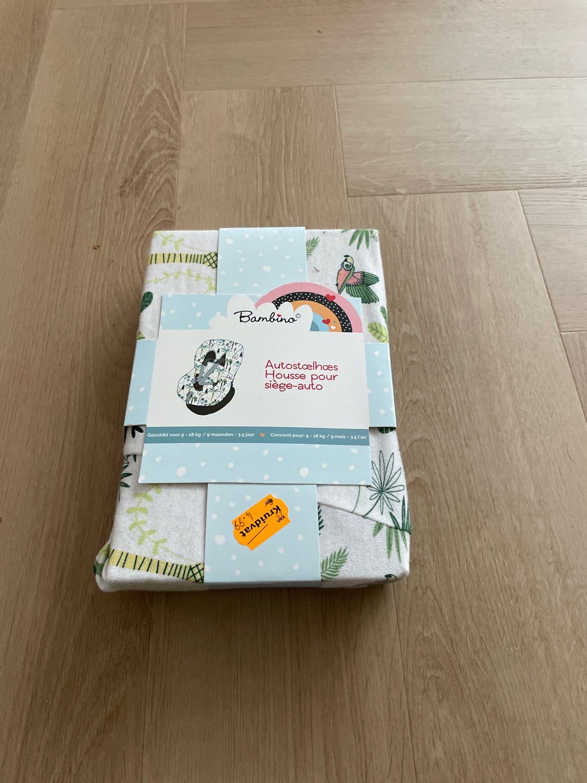 Bambino Autostoelhoes - Jungle print, Overige merken, Autogordel, 0 t/m 18 kg, Nieuw
