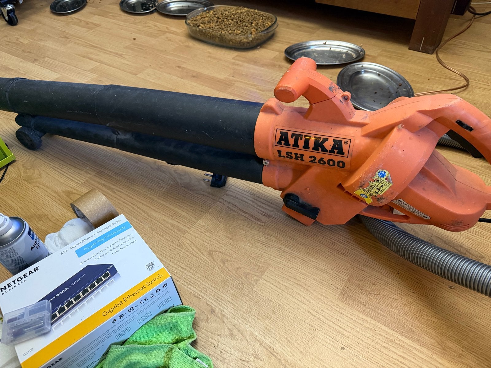 Atika LSH 2600 Bladblazer/Bladzuiger, Tuin en Terras, Gebruikt, Met zuigfunctie, Handgedragen, Ophalen of Verzenden