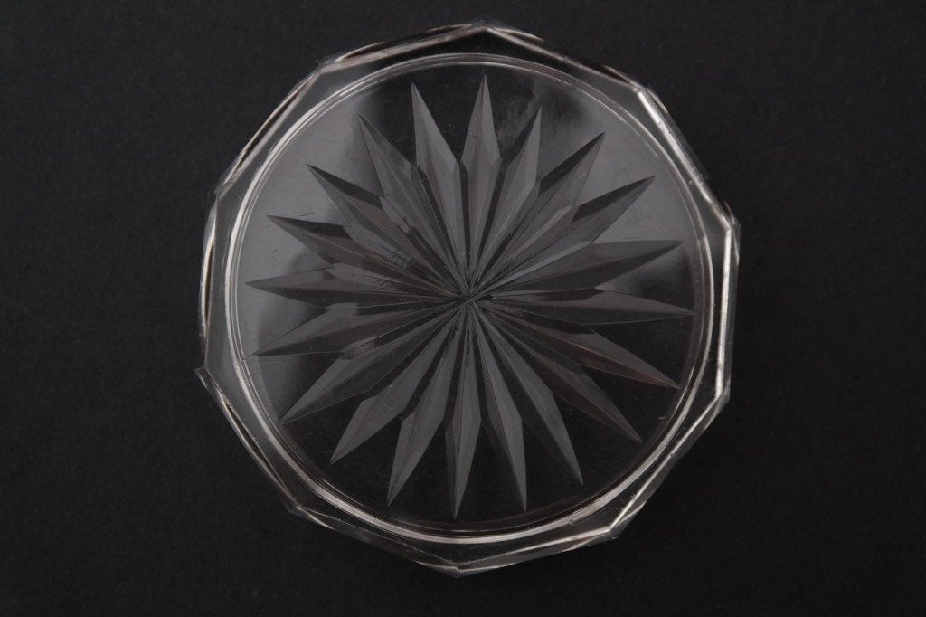 Antieke onderzetters/amuse schaaltjes kristal; 14 stuks, Ophalen of Verzenden