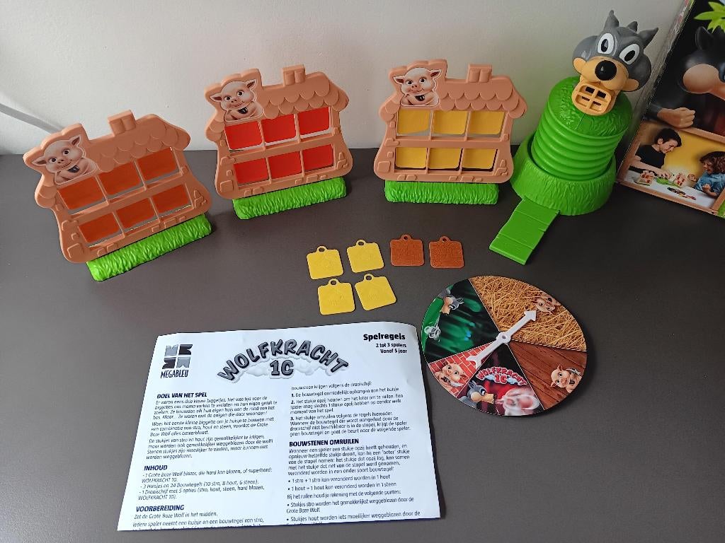 Wolfkracht 10 kinderspel Megableu, Hobby en Vrije tijd, Gezelschapsspellen | Bordspellen, Een of twee spelers, Ophalen of Verzenden
