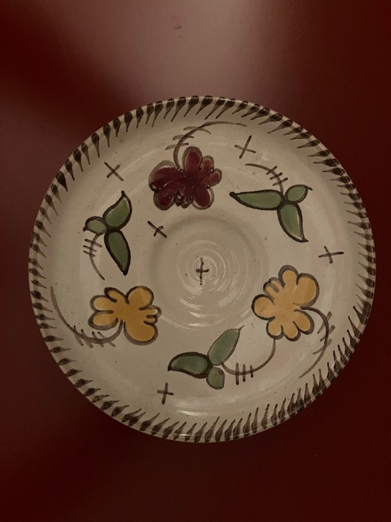 Zenith (Gouda) | schaal diameter 19 cm | onbeschadigd, Antiek en Kunst, Ophalen of Verzenden