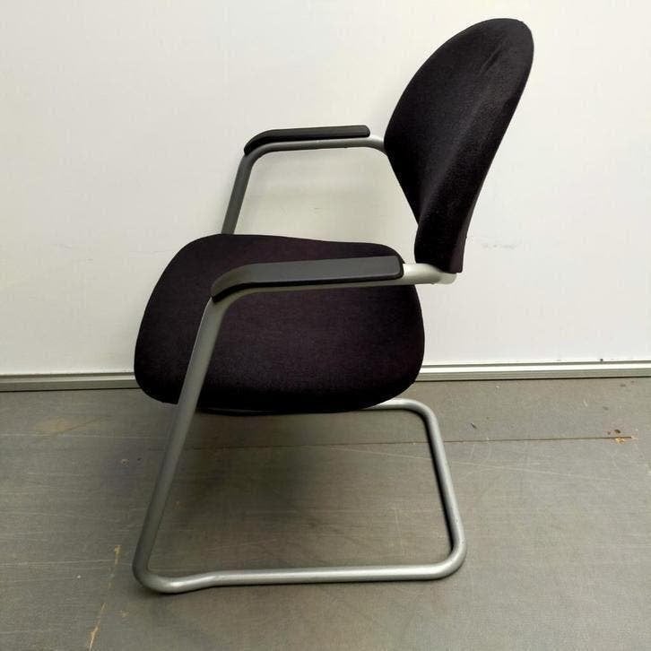 Sedus vergaderstoelen - zwarte stof, Ophalen, Gebruikt, Zwart, Stof