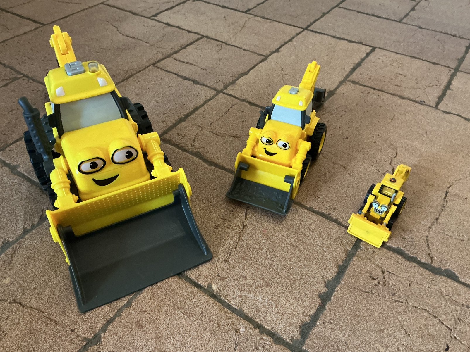 Graafmachine s  3 stuks van bob de bouwer, Ophalen, Gebruikt