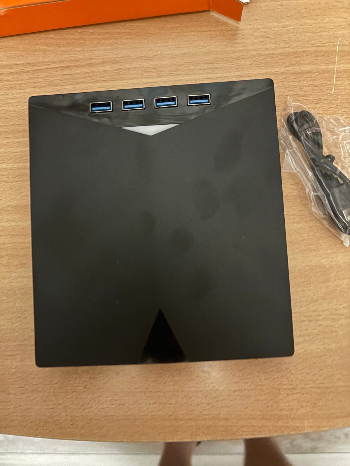 Externe DVD-speler met USB 3.0 hub - Nieuw in doos, Nieuw, Ophalen of Verzenden, Extern, Cd