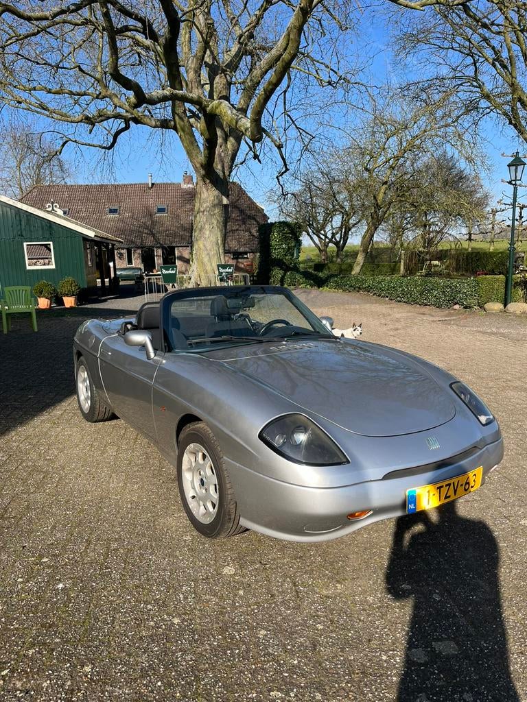 Fiat Barchetta - 1995 - 107.000km, Auto's, Zwart, 4 cilinders, Cabriolet, 49 €/maand