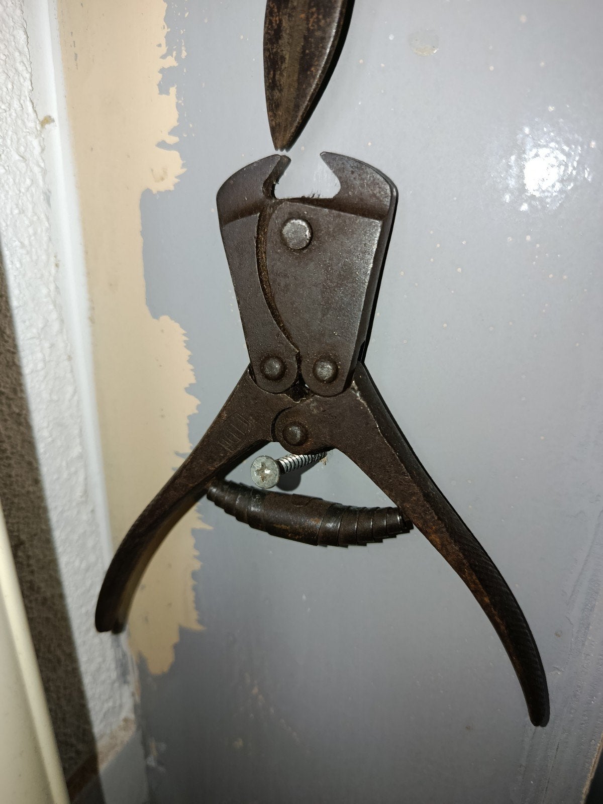 Antieke knijptang - Vintage gereedschap, Antiek en Kunst, Antiek | Gereedschap en Instrumenten, Ophalen of Verzenden
