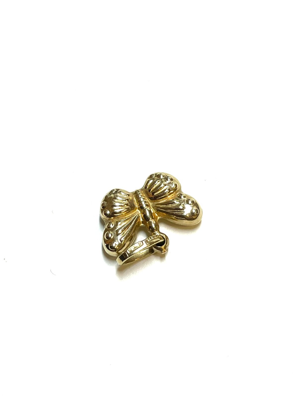 14k gouden vlinder hanger, -, -, Ophalen of Verzenden, Zo goed als nieuw