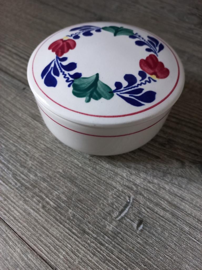 Boerenbont schaaltje met deksel, Ophalen of Verzenden
