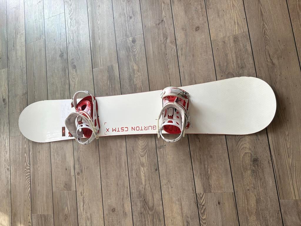 Burton Custom X Snowboard 160cm met bindingen, Sport en Fitness, Ophalen, Gebruikt, Board