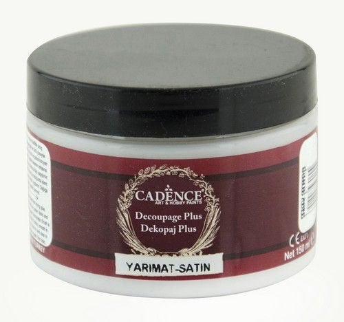 Cadence Decoupage plus satijn pot 150 ml 10300030150, Hobby en Vrije tijd, ., Overige thema's, Overige typen, Nieuw