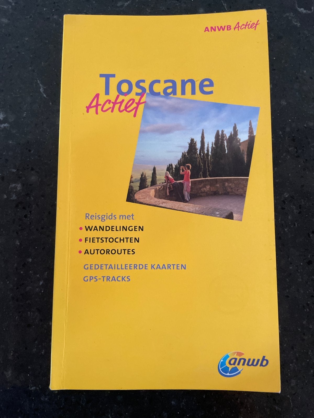 ANWB Actief Toscane Reisgids met Wandel- en Fietsroutes, Verzenden, Europa, Zo goed als nieuw, Reisgids of -boek