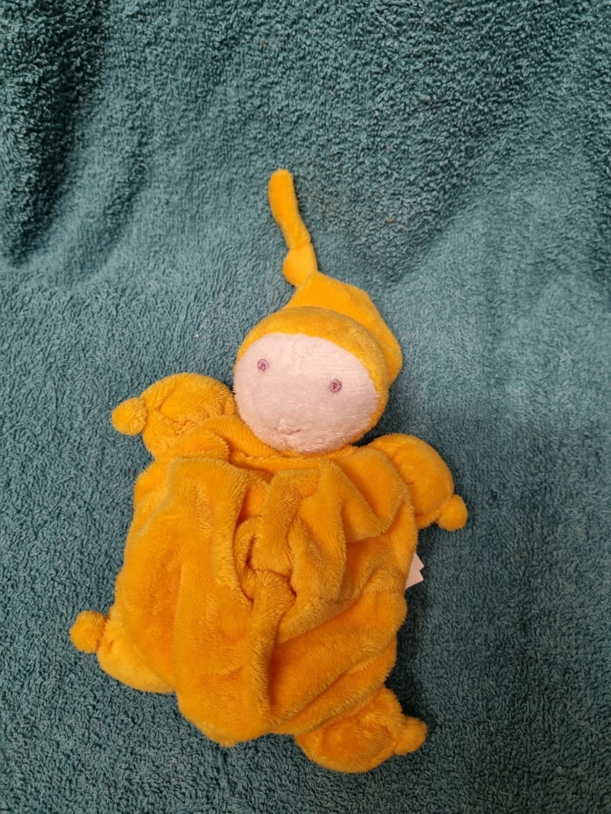 Difrax gele knuffel doekje spookje nr 36, Ophalen of Verzenden, Zo goed als nieuw, Overige typen