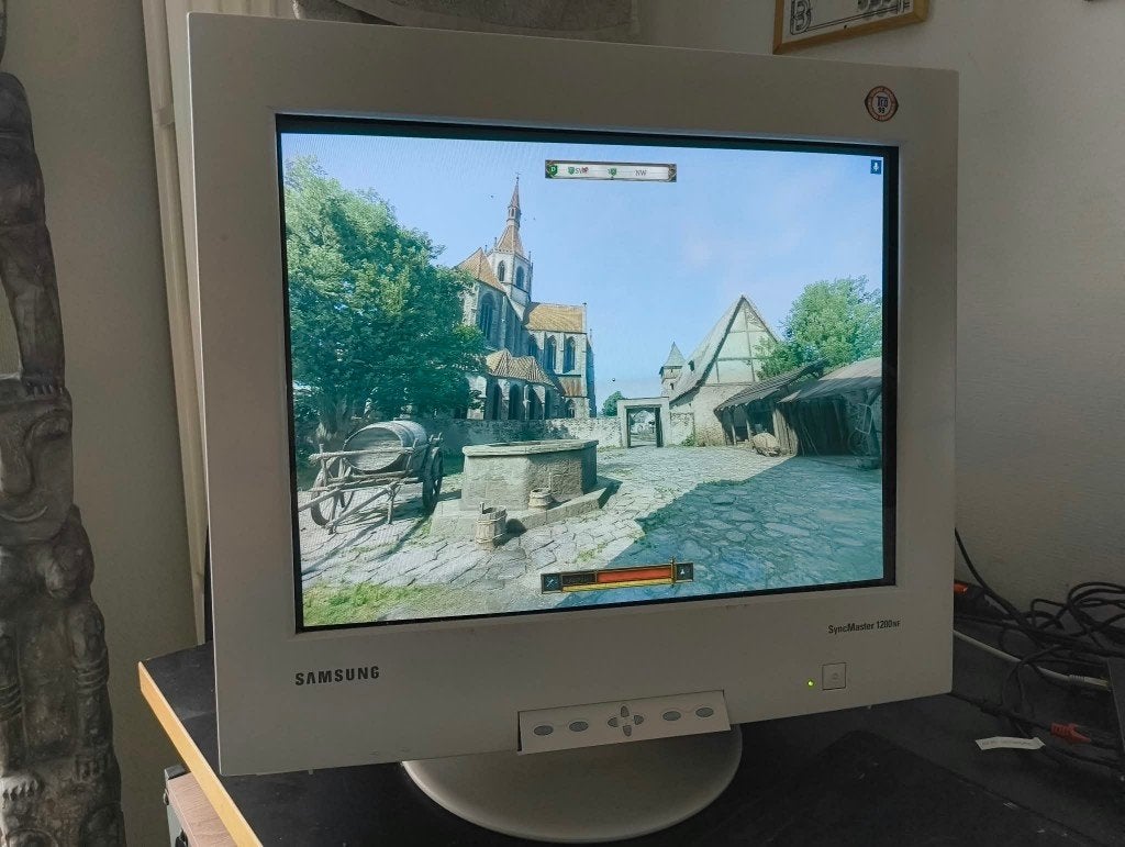 CRT monitor Samsung Syncmaster 1200NF, Gebruikt, Full HD, Minder dan 1 ms, Overige typen