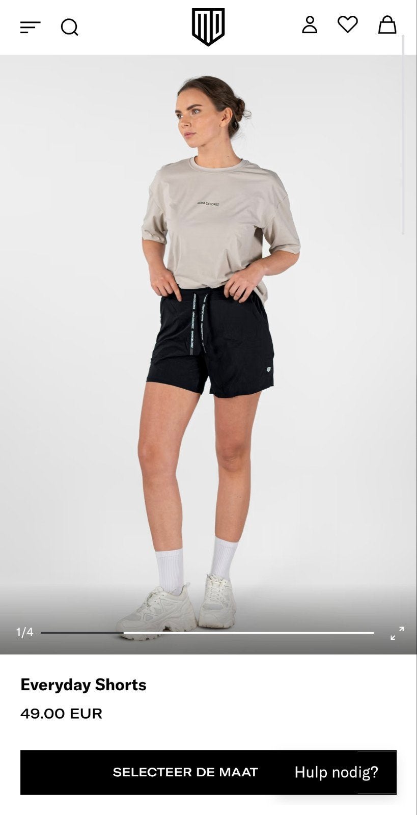 Maya delorez short L en Xl, Dieren en Toebehoren, Sierdetails, Nieuw, Zwart, Overige maten