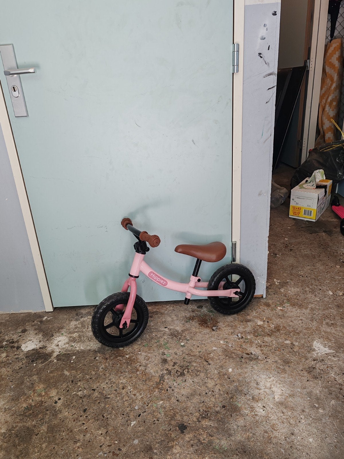 Meisjes loopfiets en driewieler, Ophalen, Gebruikt, Gewone step