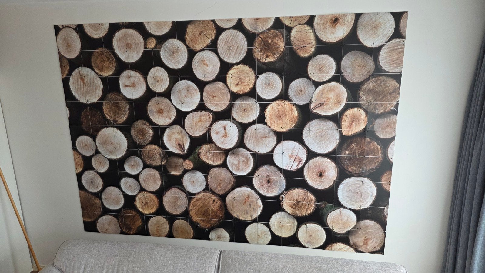 Prachtige grote IXXI wanddecoratie (260 x 200 cm) Wood, Ophalen of Verzenden, Gebruikt, 260 cm, 200 cm