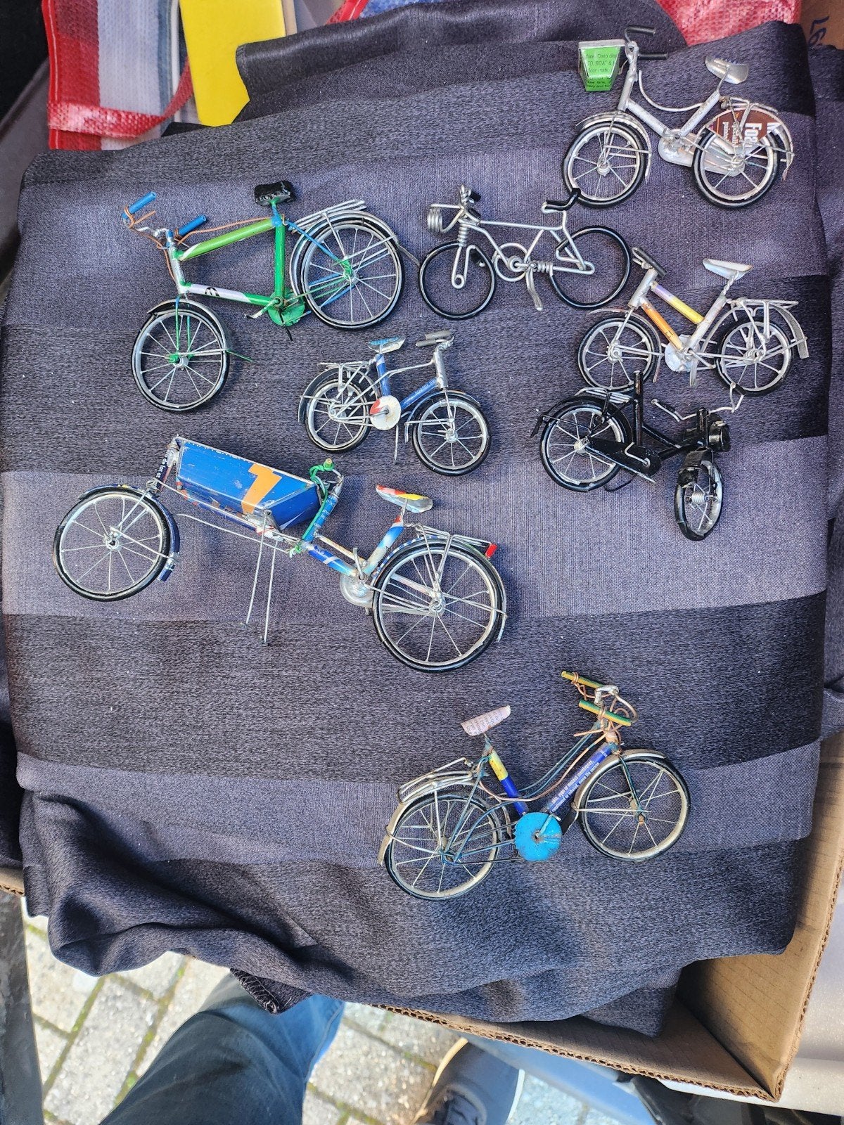 Unieke handgemaakte fietsjes van ijzerdraad, Hobby en Vrije tijd, Gebruikt, Handgemaakt, Meerkleurig, Knutselwerk
