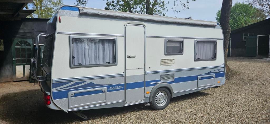 Fendt Platin 490 TF (2003) met mover en voortent, Caravans en Kamperen, Caravans, Mover, Rondzit, Bedrijf, Fendt