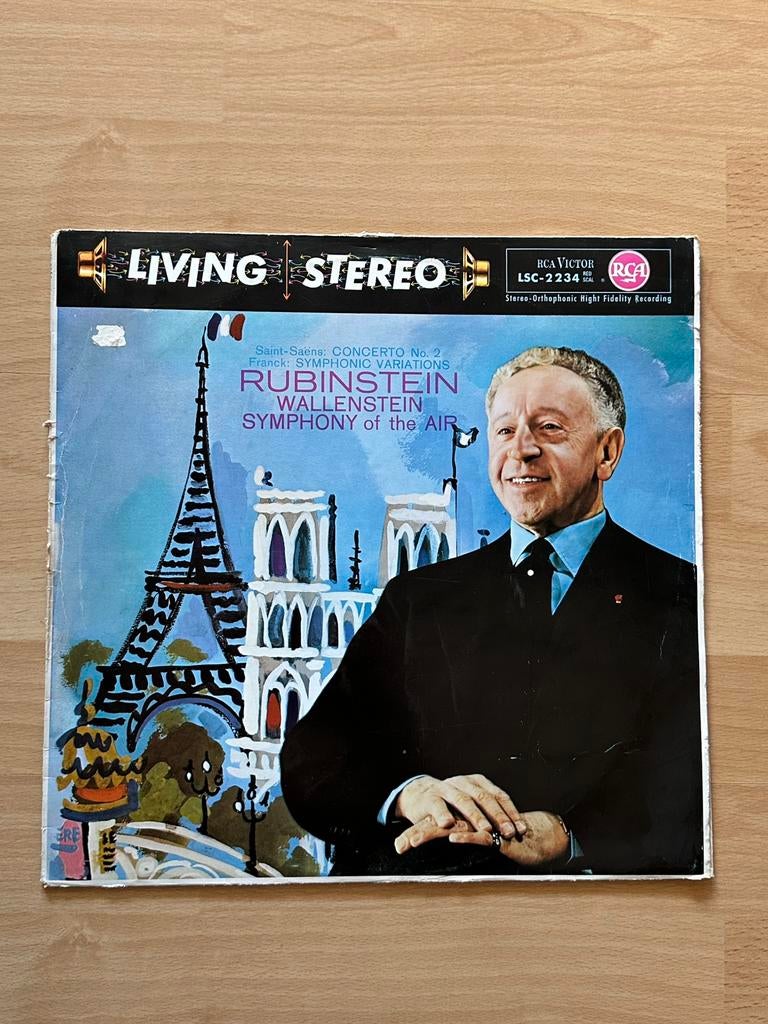 Rubinstein Saint-Saëns Franck – Saint-Saëns: Concerto No.2, Gebruikt, Ophalen of Verzenden, Romantiek, 12 inch