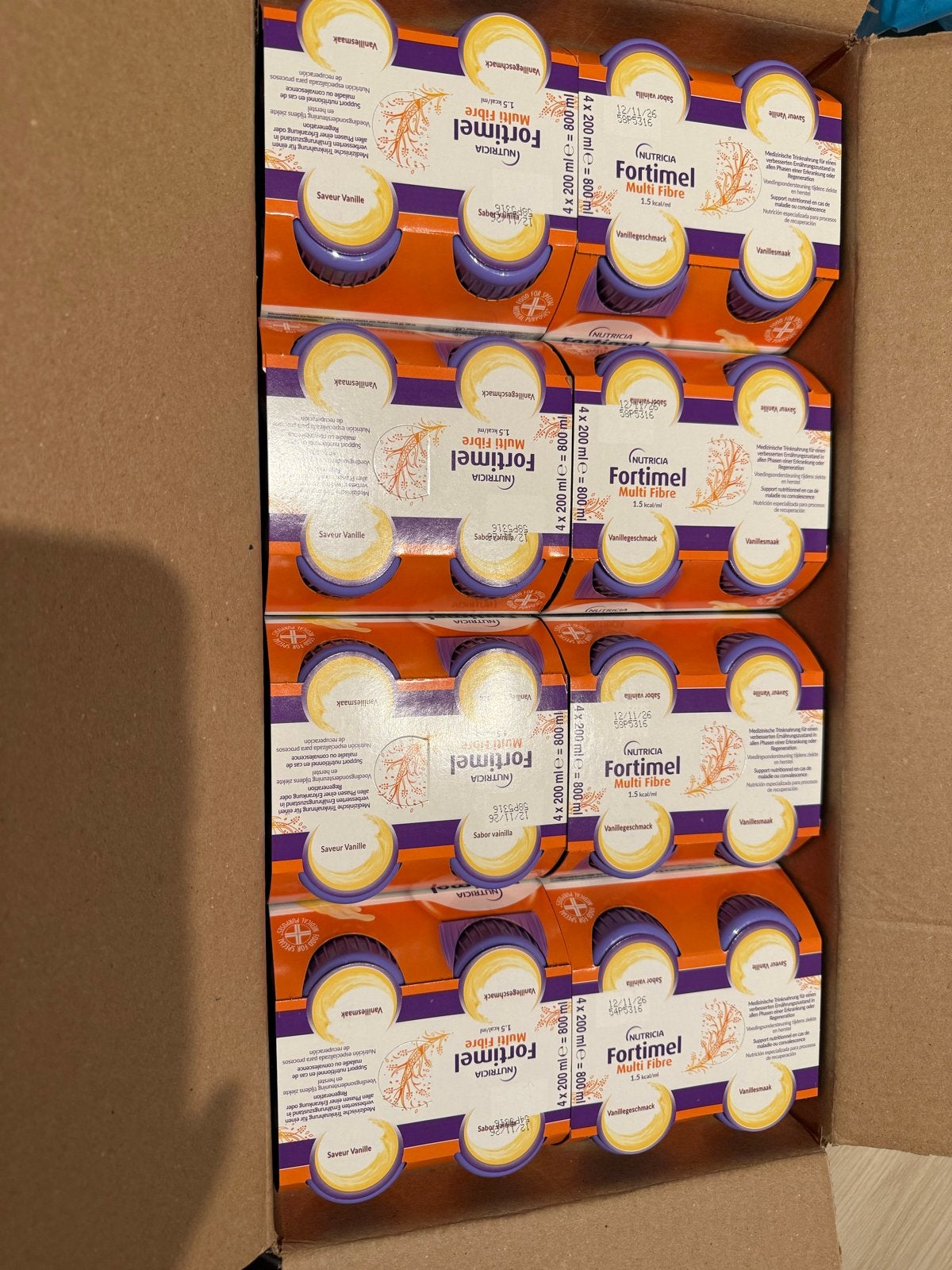 Drinkvoeding-Multi Fibre 1.5 kcal (Vanillesmaak)– Ongeopend!, Diversen, Ophalen of Verzenden