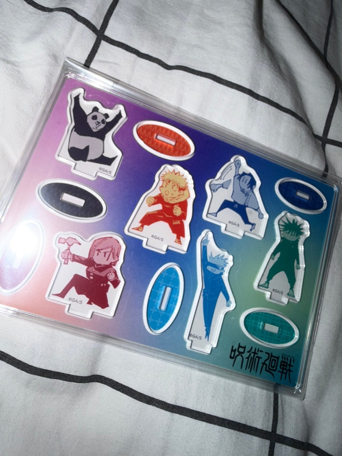 Jujutsu Kaisen: Mini acrylic set, Ophalen of Verzenden, Zo goed als nieuw
