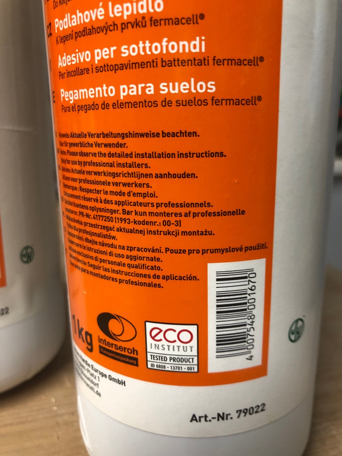 Fermacell Vloerlijm 1kg - Nieuw en Ongebruikt, Ophalen of Verzenden, Nieuw