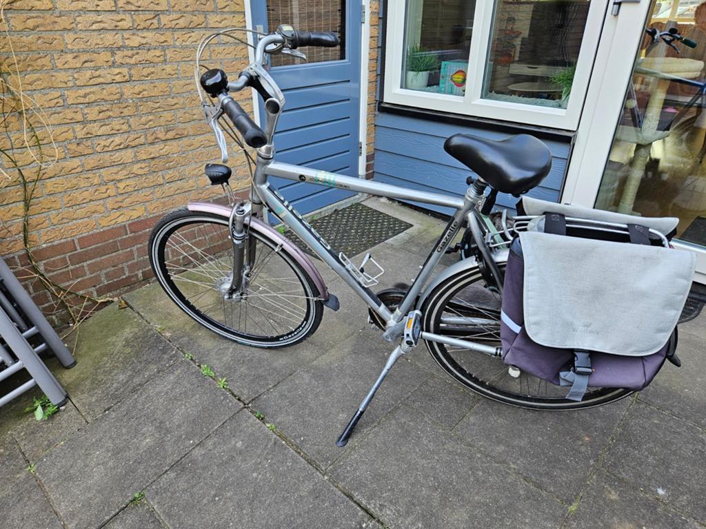 Grijze Gazelle Orange C8 herenfiets frame 57 inch, Fietsen en Brommers, Fietsen | Dames | Damesfietsen, Ophalen, Gebruikt, Versnellingen