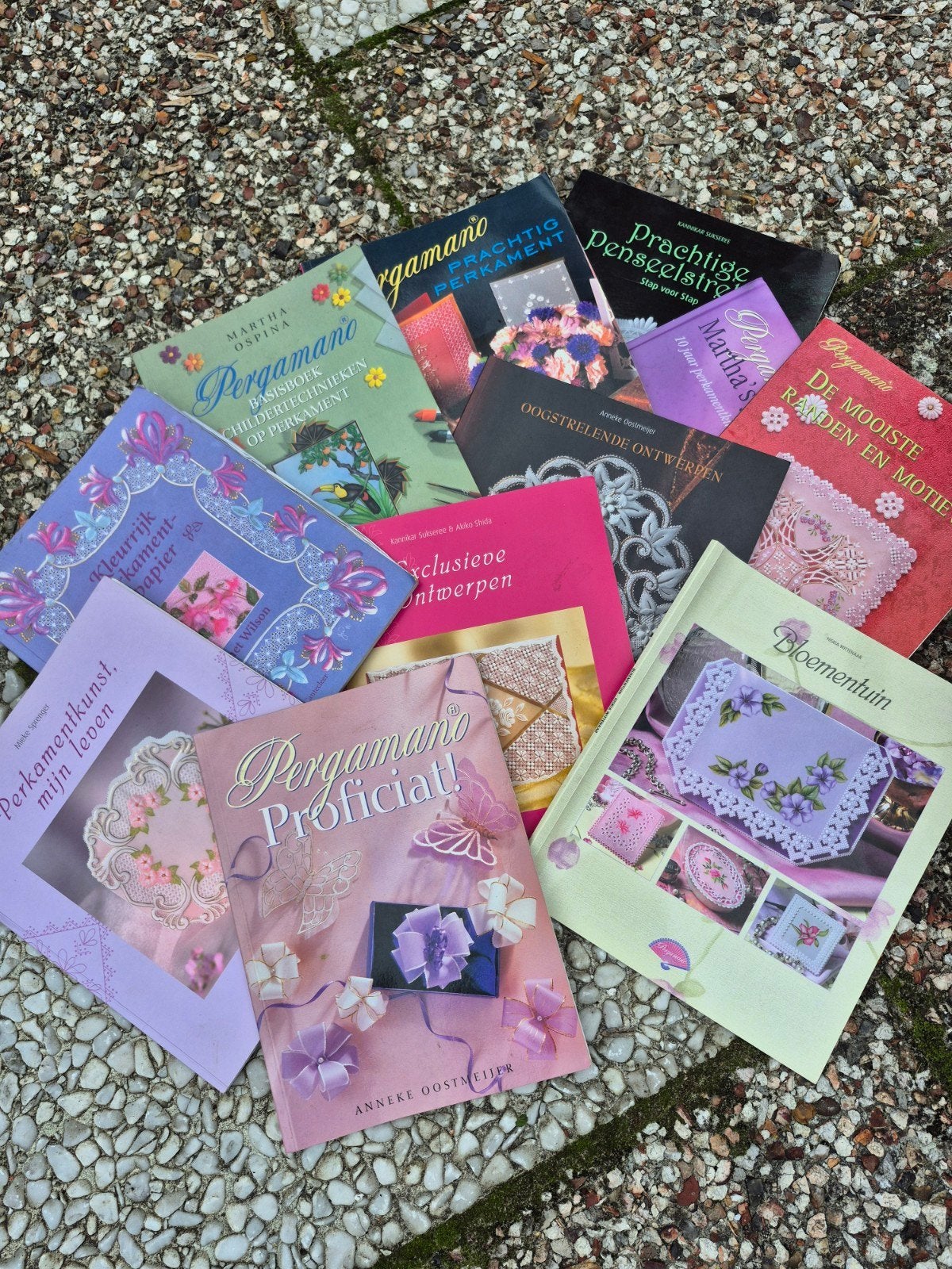 Pergamano 50 stuks boeken en prikpennen set, Hobby en Vrije tijd, Gebruikt, Meerkleurig, Knutselboek, Overige merken