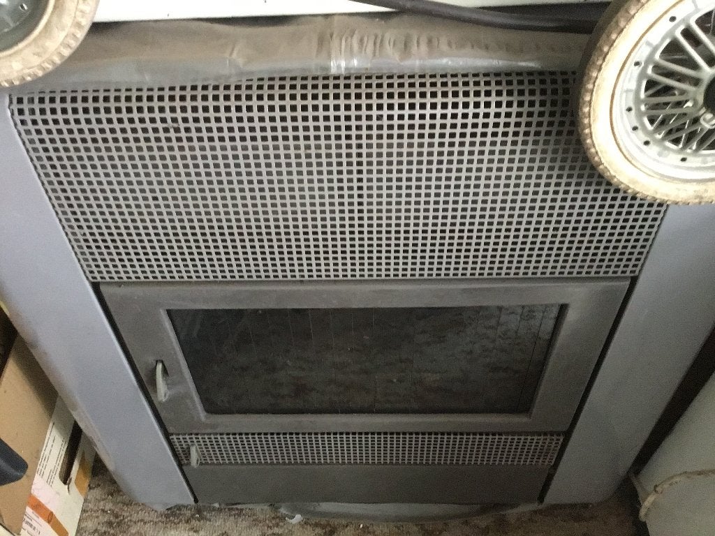Vintage Olie kachel, Ophalen