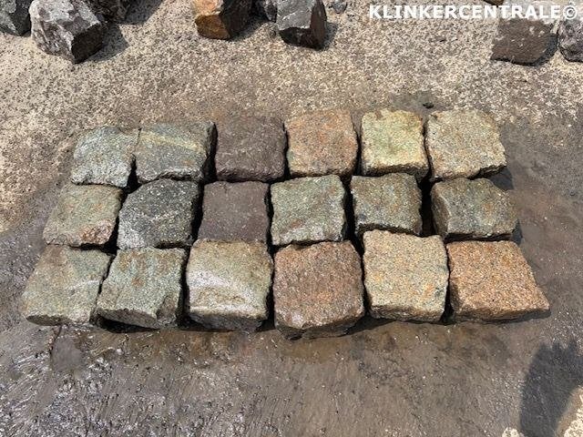500m2 natuursteen graniet keien ca. 17x17cm kinderkoppen str