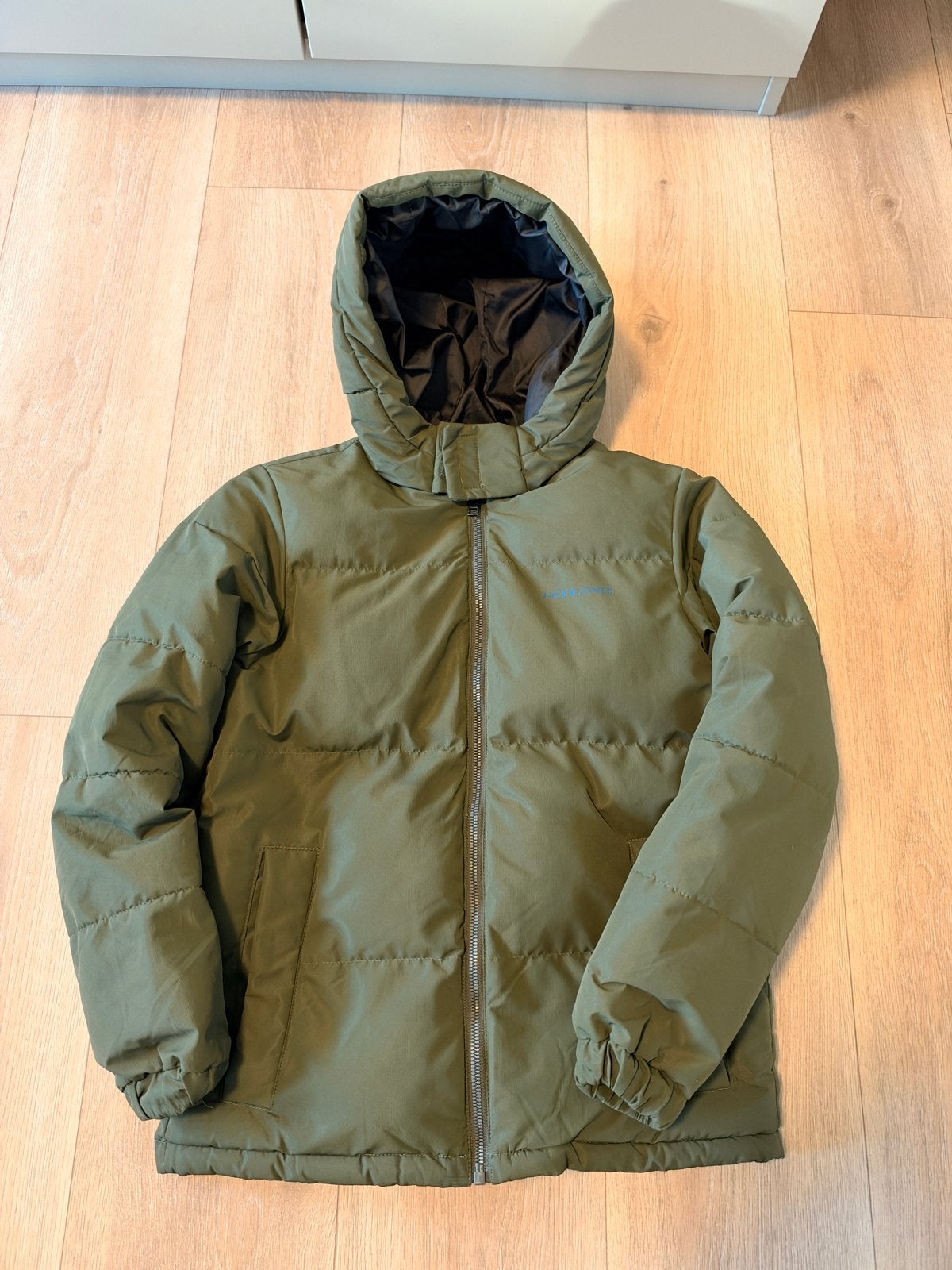 Jack & Jones jongens winterjas maat 152, Ophalen of Verzenden, Zo goed als nieuw, Jongen, Jas