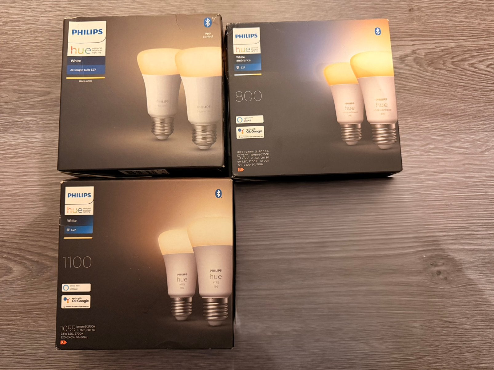 Philips hue e27 white ambiance lampen! Zie advertentie!, Ophalen of Verzenden, Nieuw, E27 (groot), Led-lamp