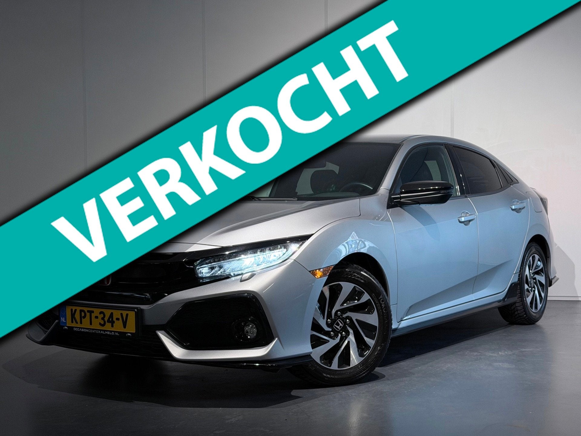 Honda Civic 1.5 i-VTEC Sport /Clima/ACC/PDC+Camera/LED/CarPl, Auto's, Voorwielaandrijving, Dealer onderhouden, Stof, Euro 6