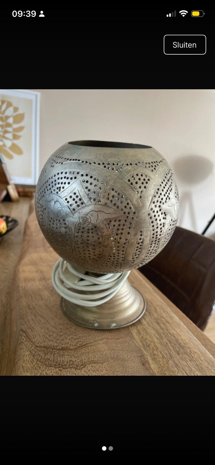 Lamp, Huis en Inrichting, Lampen | Tafellampen, Ophalen, Gebruikt