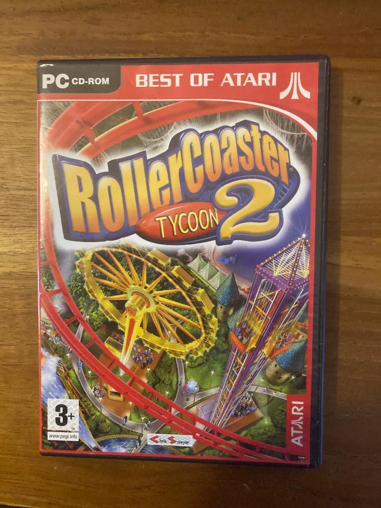 PC cd-rom Rollercoaster Tycoon 2, Spelcomputers en Games, Games | Overige, 1 speler, Ophalen of Verzenden, Zo goed als nieuw, Vanaf 3 jaar