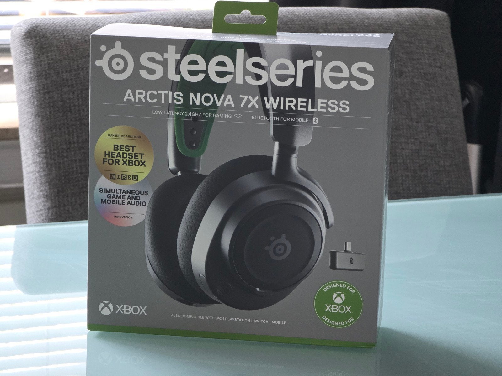 Steelseries Arctis Nova 7x Wireless (met mobile App), Computers en Software, Headsets, Gebruikt, Ophalen of Verzenden, Draadloos