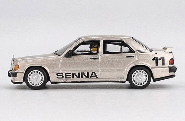 Mini GT 1:64 Mercedes Benz 190E 2.3-16, no 11 Ayrton Senna, -, Nieuw, Ophalen of Verzenden, -