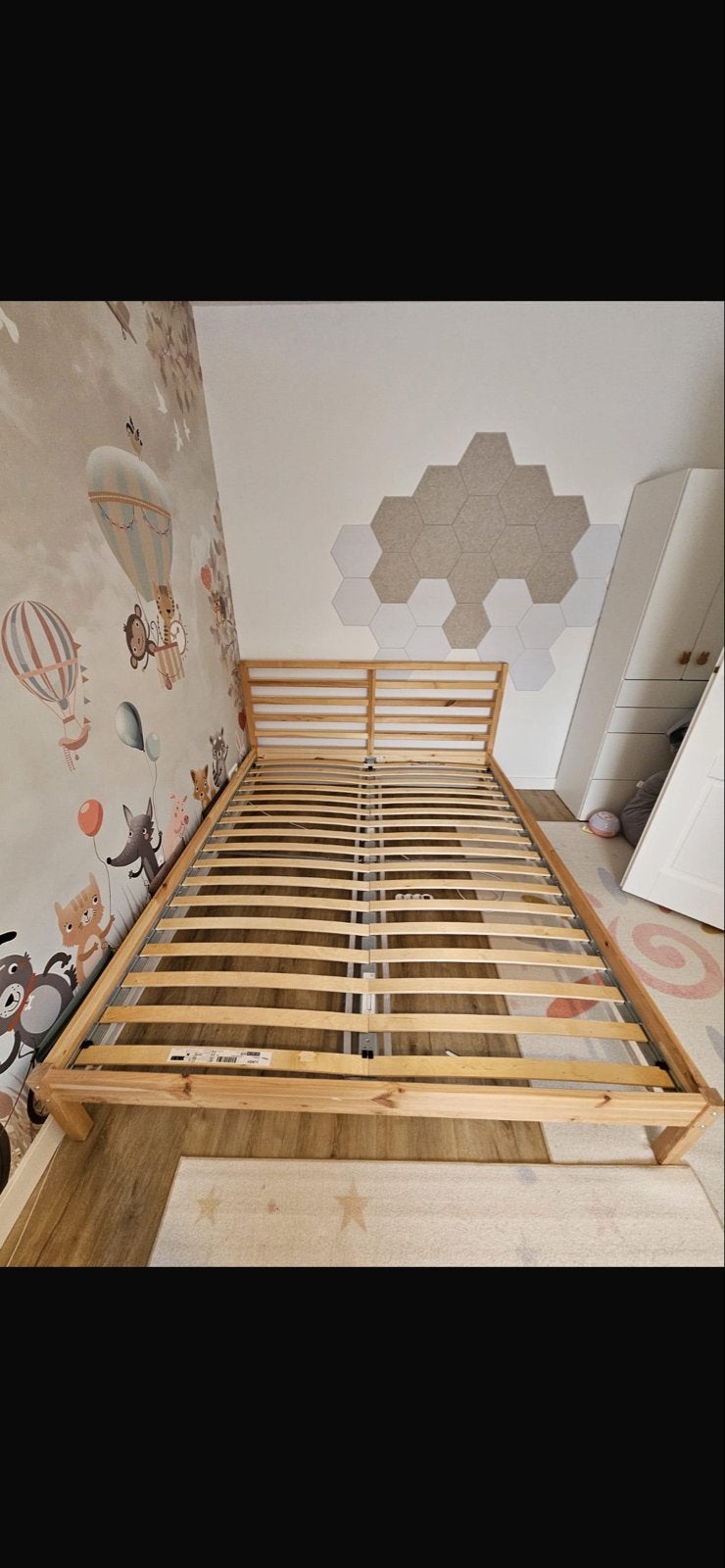 IKEA TARVA Bedframe met LURÖY lattenbodem en matras, Huis en Inrichting, Ophalen, Gebruikt, Overige kleuren, Tweepersoons