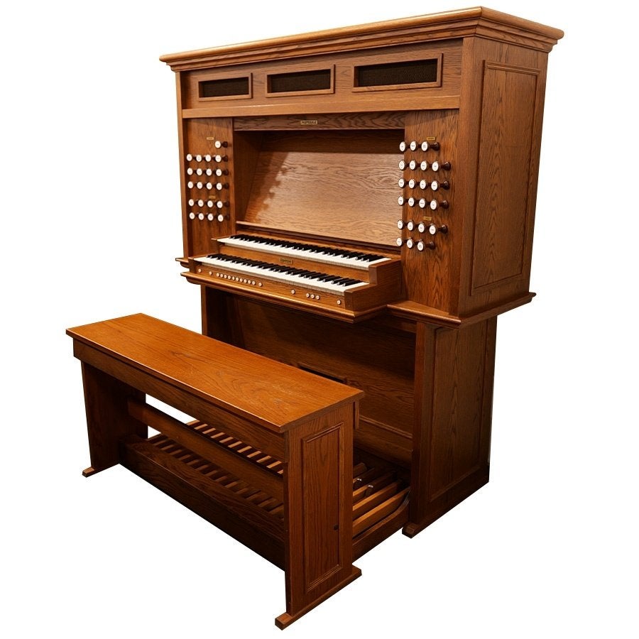 Content Pastorale Donker Eiken - Occasion, Muziek en Instrumenten, Orgels, 2 klavieren, Gebruikt, 3364AE, Ophalen of Verzenden