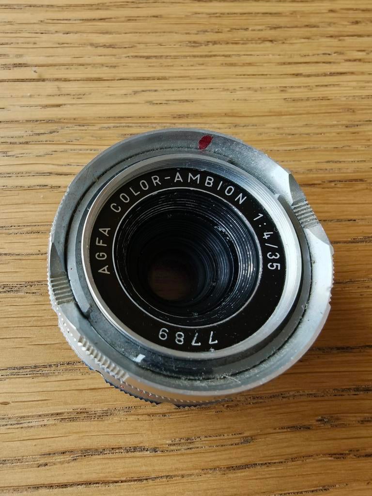 Agfa 35mm  Color Ambion f 4.0 Ambi Silette, Ophalen of Verzenden, Gebruikt, Groothoeklens