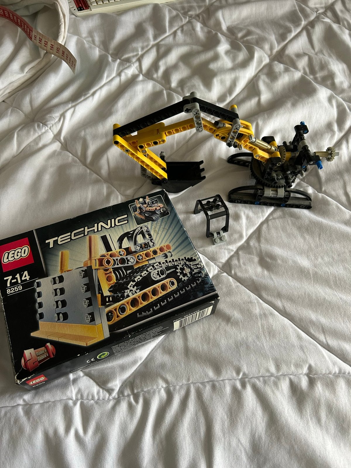 Lego Technic Graafmachine 8259 met doos, Kinderen en Baby's, Speelgoed | Duplo en Lego, Ophalen, Gebruikt, Lego, Technic
