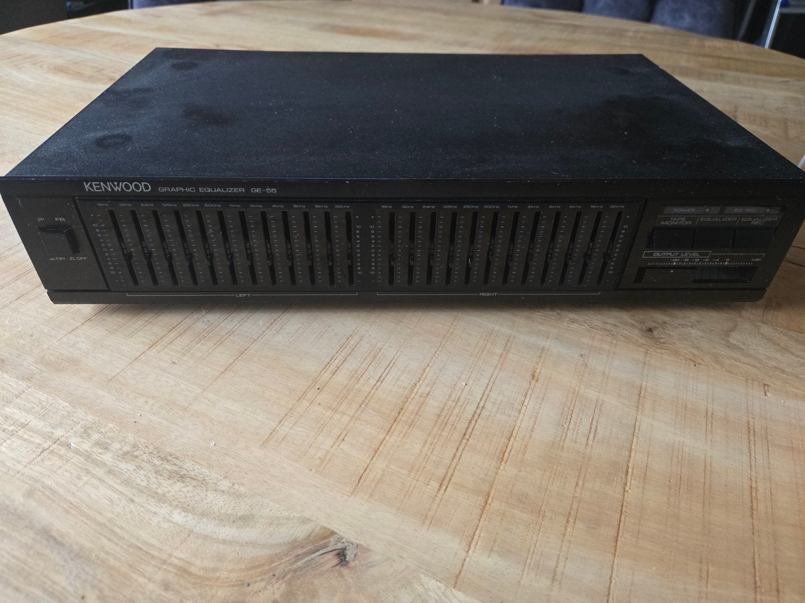 Kenwood GE-55 Grafische Equalizer - Vintage Audio, Overige merken, Ophalen of Verzenden, Minder dan 60 watt, Gebruikt