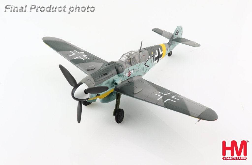 Messerschmitt Bf 109G Croatian Air Force Hobby Master HA8760, Verzenden, Nieuw, Military-Models VJ Mendelssohnstraße 29 info@military-models-vj.de