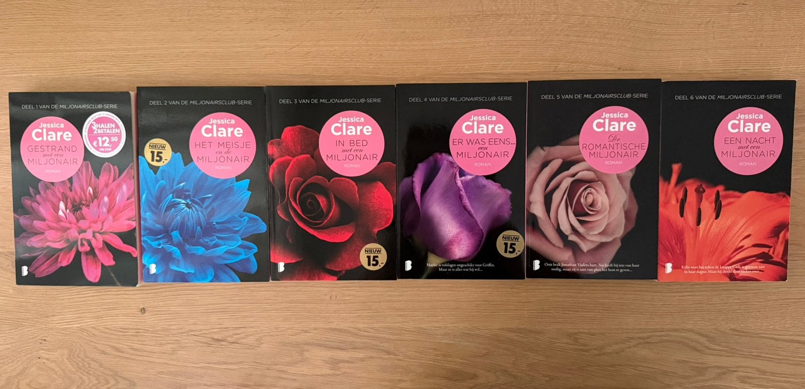 Jessica Clare – complete Miljonairsclub serie 1 t/m 6 |, Ophalen of Verzenden, Zo goed als nieuw